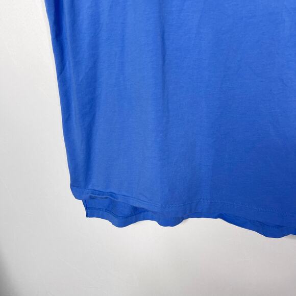 B Draddy Mens M Blue Pima Cotton Golf Polo Shirt Stretch Knit SCC Short Sleeve - Picture 4 of 8